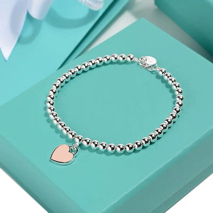 [Lumi Jewelry]MINI HEART BRACELET SILVER