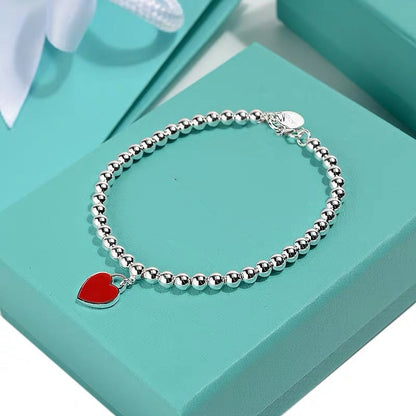 [Lumi Jewelry]MINI HEART BRACELET SILVER