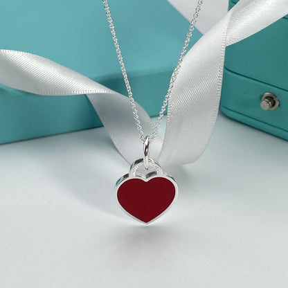[Lumi Jewelry]HEART PEDANT SILVER NECKLACE