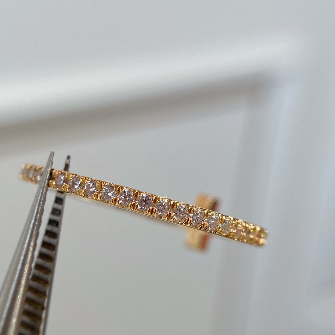 [Lumi Jewelry]T RING DIAMOND PINK GOLD