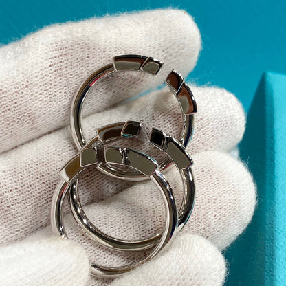 [Lumi Jewelry] WIRE TURQUOISE DIAMOND RING SILVER