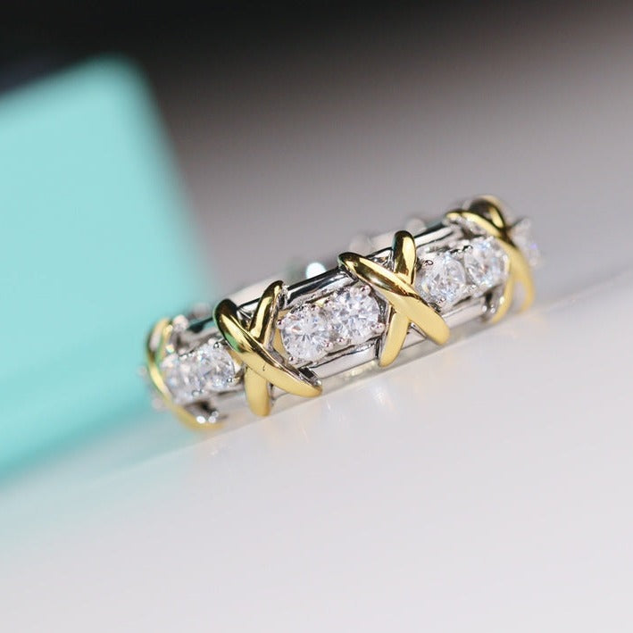 [Lumi Jewelry]SIXTEEN STONE RING GOLD