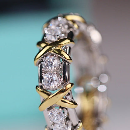 [Lumi Jewelry]SIXTEEN STONE RING GOLD