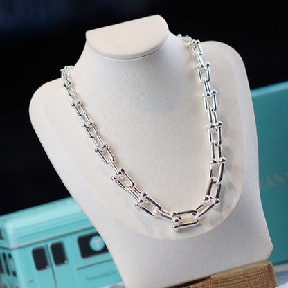 [Lumi Jewelry]HARDWEAR LINK SILVER NECKLACE