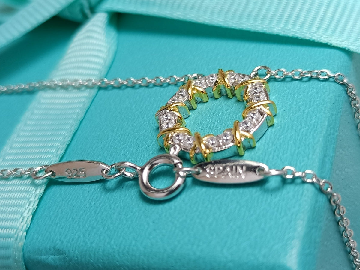 [Lumi Jewelry]SIXTEEN STONE NECKLACE GOLD