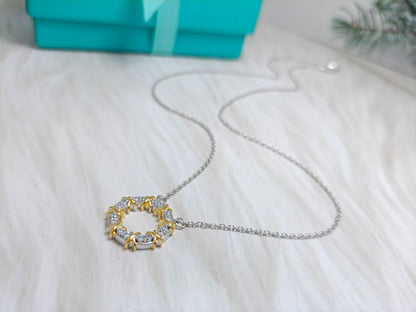 [Lumi Jewelry]SIXTEEN STONE NECKLACE GOLD