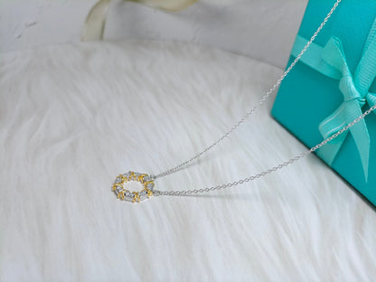 [Lumi Jewelry]SIXTEEN STONE NECKLACE GOLD