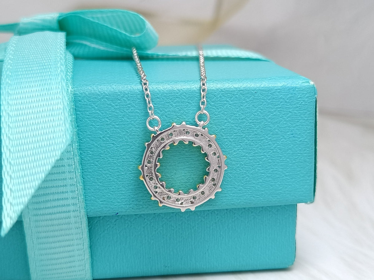 [Lumi Jewelry]SIXTEEN STONE NECKLACE GOLD
