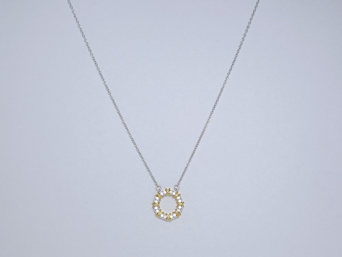 [Lumi Jewelry]SIXTEEN STONE NECKLACE GOLD