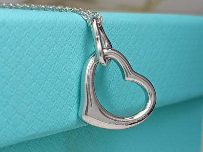 [Lumi Jewelry]DOUBLE HEART SILVER NECKLACE