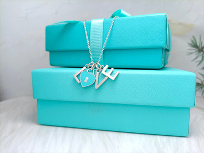 [Lumi Jewelry]LOVE TEXT PEDANT NECKLACE