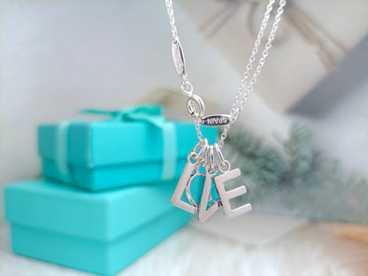 [Lumi Jewelry]LOVE TEXT PEDANT NECKLACE