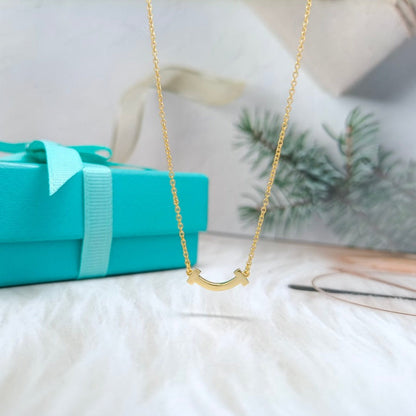 [Lumi Jewelry]MINI SMILE PEDANT NECKLACE