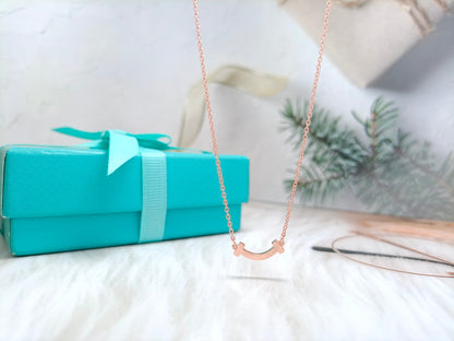 [Lumi Jewelry]MINI SMILE PEDANT NECKLACE