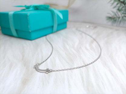 [Lumi Jewelry]MINI SMILE PEDANT NECKLACE