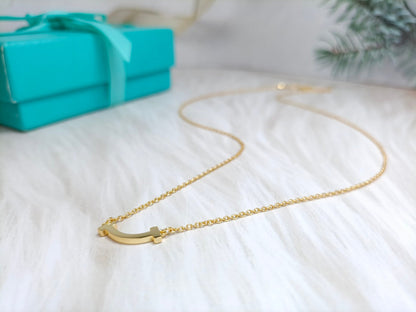 [Lumi Jewelry]MINI SMILE PEDANT NECKLACE
