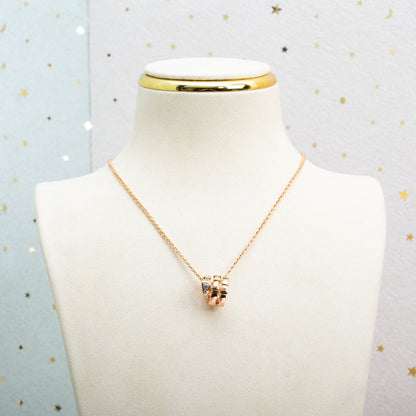 [Lumi Jewels]SERPENTI PINK GOLD NECKLACE DIAMOND