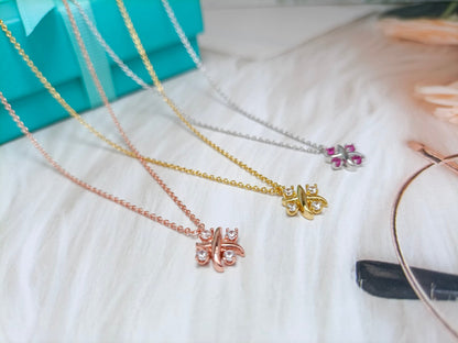 [Lumi Jewelry]PINWHEEL NECKLACE DIAMOND