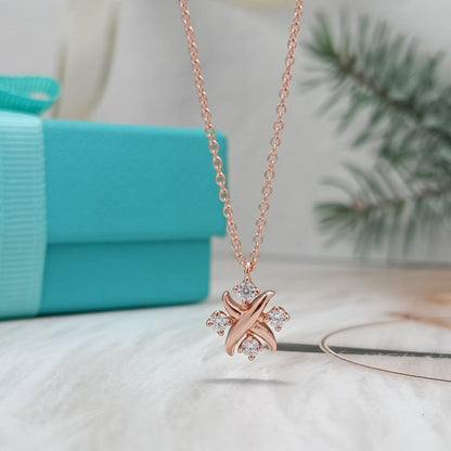 [Lumi Jewelry]PINWHEEL NECKLACE DIAMOND
