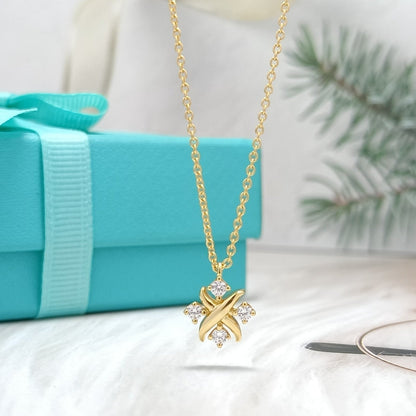 [Lumi Jewelry]PINWHEEL NECKLACE DIAMOND