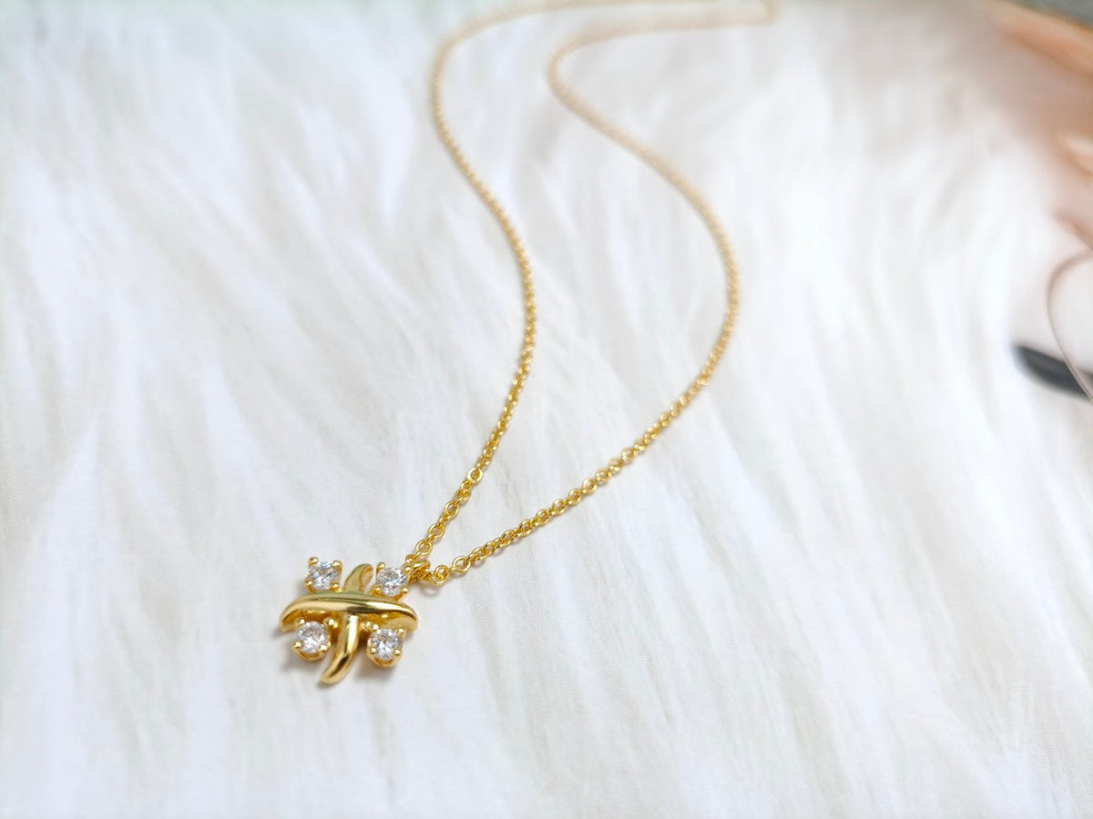 [Lumi Jewelry]PINWHEEL NECKLACE DIAMOND