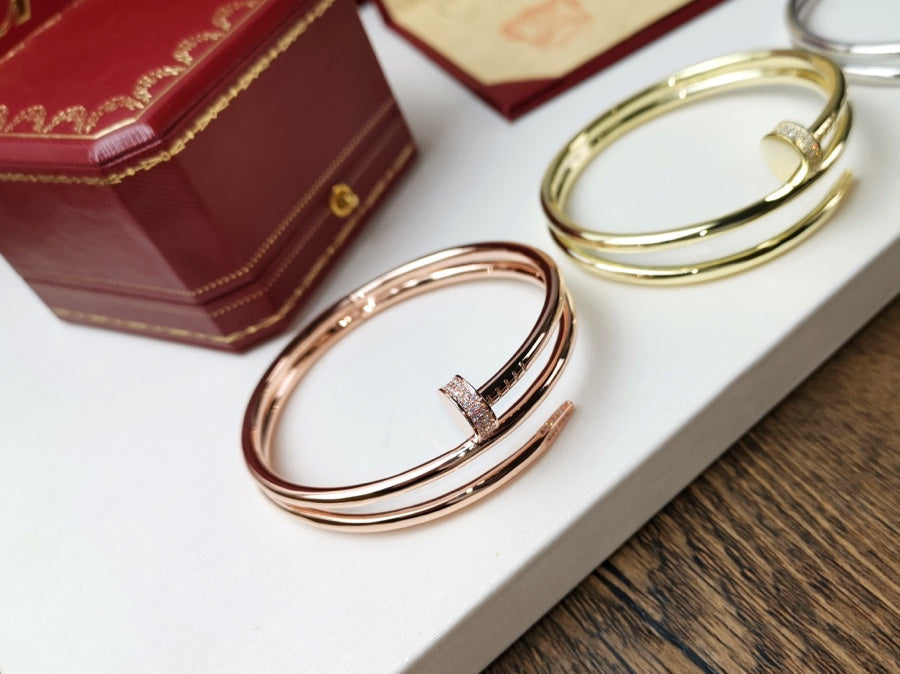 [Lumi Jewels]JUSTE BRACELET 3.5MM DOUBLE ROW DIAMOND