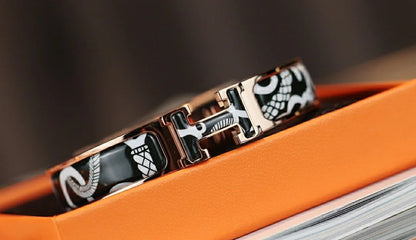 [Lumi Jewels]H TARTAN BRACELET 12MM