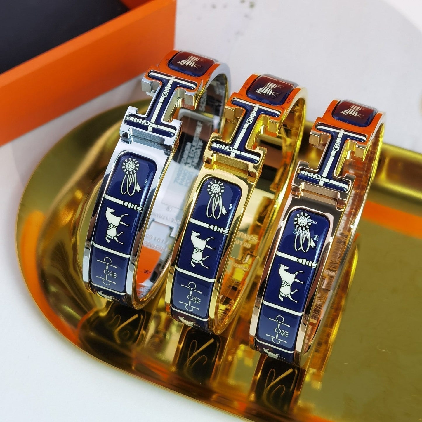 [Lumi Jewels]H COUVERTURES DARK BLUE BRACELET