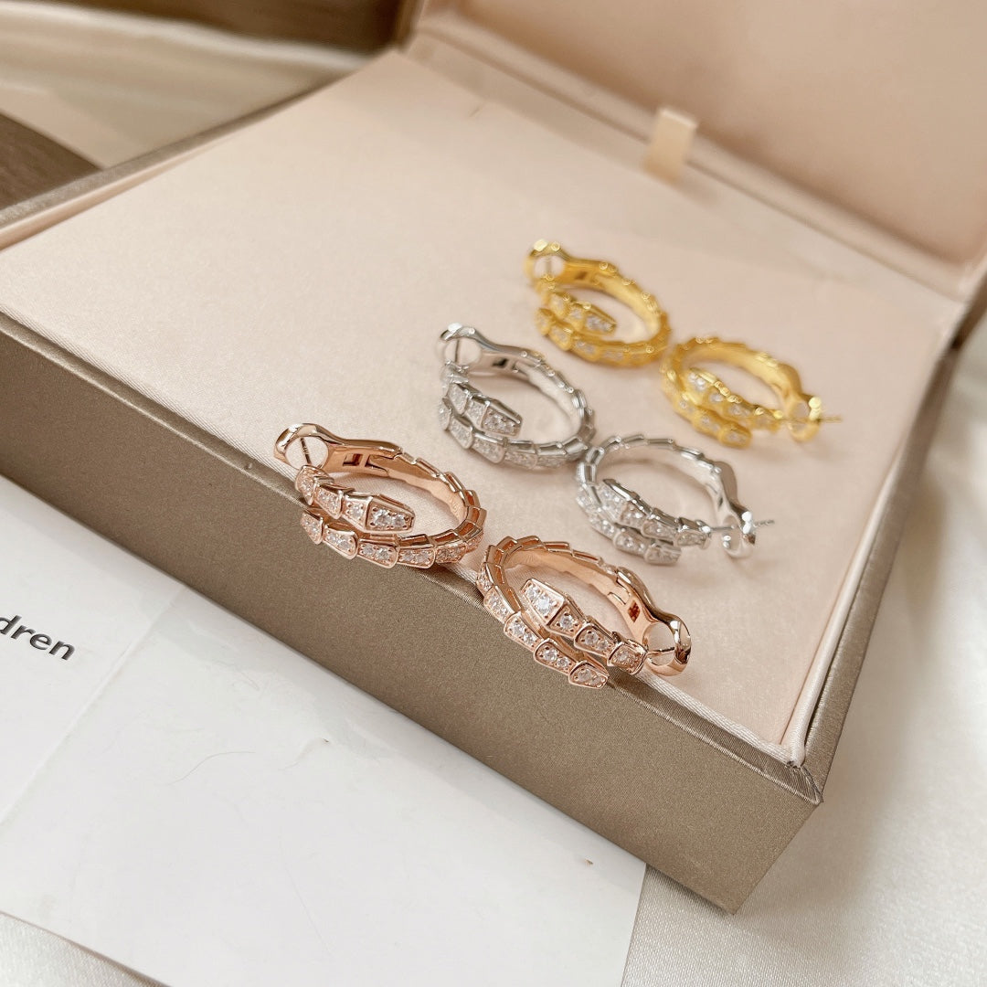 [Lumi Jewels]SERPENTI EARRINGS DIAMOND