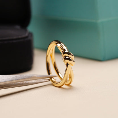 [Lumi Jewelry]KNOT RING GOLD