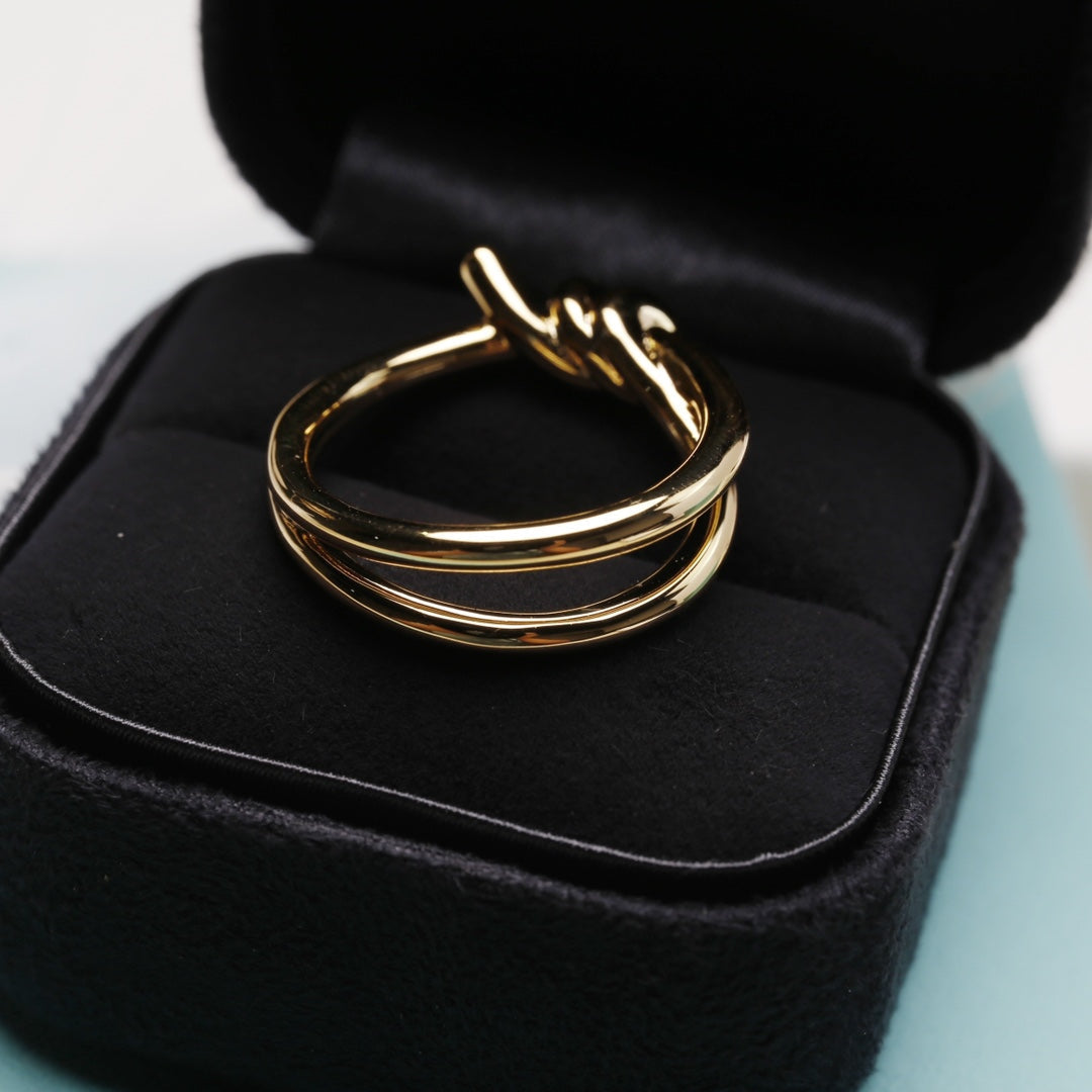 [Lumi Jewelry]KNOT RING GOLD