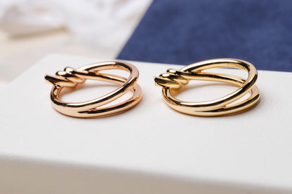 [Lumi Jewelry]KNOT RING GOLD