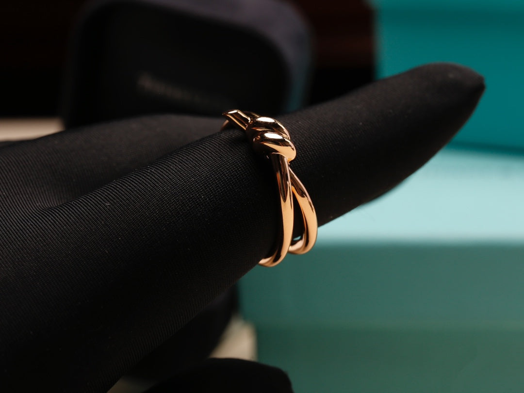 [Lumi Jewelry]KNOT RING PINK GOLD