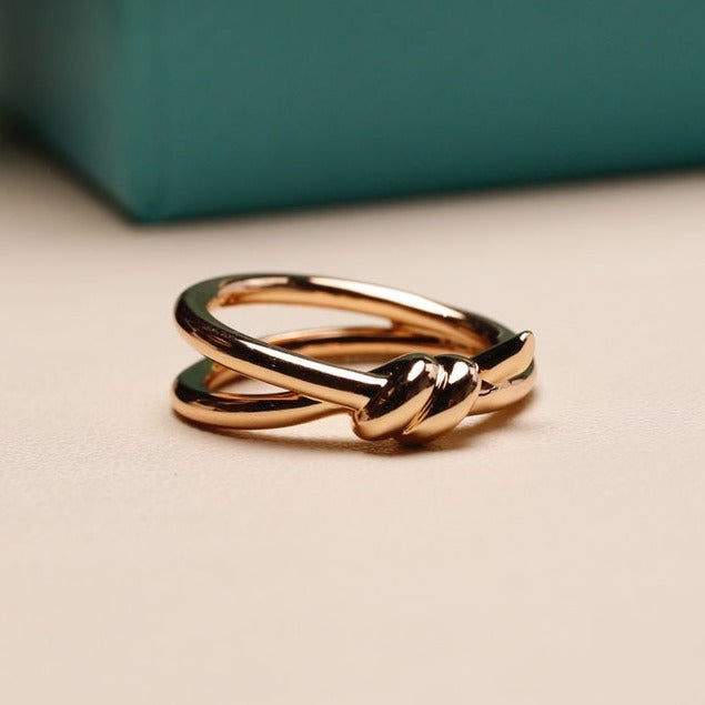 [Lumi Jewelry]KNOT RING PINK GOLD