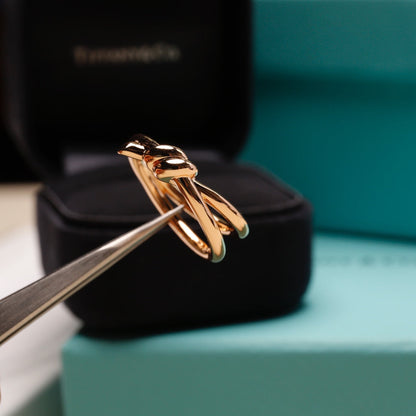 [Lumi Jewelry]KNOT RING PINK GOLD