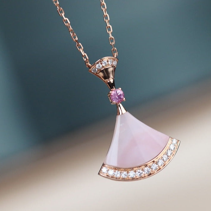 [Lumi Jewels]DREAM NECKLACE PINK MOP DIAMOND