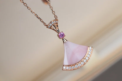[Lumi Jewels]DREAM NECKLACE PINK MOP DIAMOND