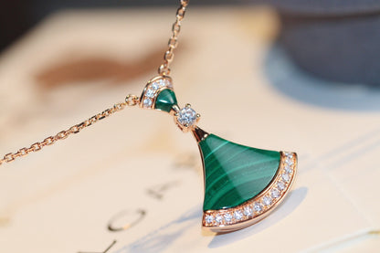 [Lumi Jewels]DREAM NECKLACE MALACHITE DIAMOND