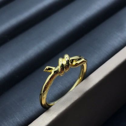 [Lumi Jewelry]KNOT RING 1.2MM
