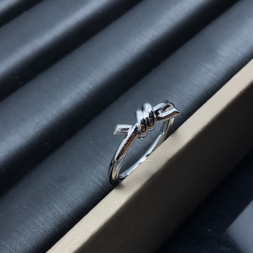 [Lumi Jewelry]KNOT RING 1.2MM
