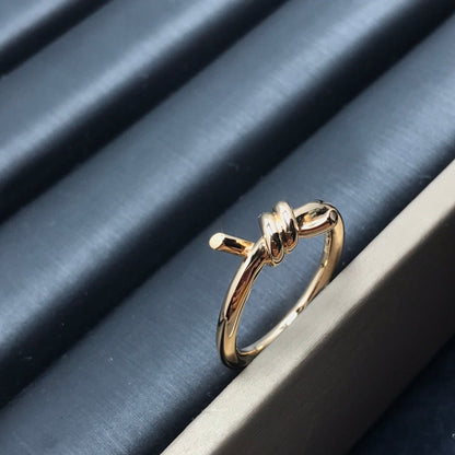 [Lumi Jewelry]KNOT RING 1.2MM