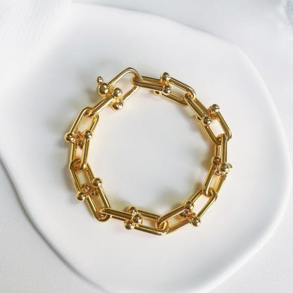 [Lumi Jewelry]HARDWEAR GOLD BRACELET