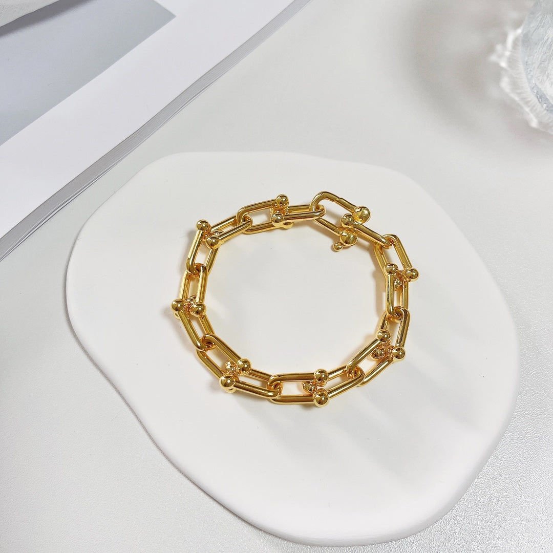 [Lumi Jewelry]HARDWEAR GOLD BRACELET