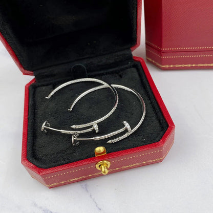 [Lumi Jewelry]JUSTE FULL DIAMOND LARGE EARRINGS