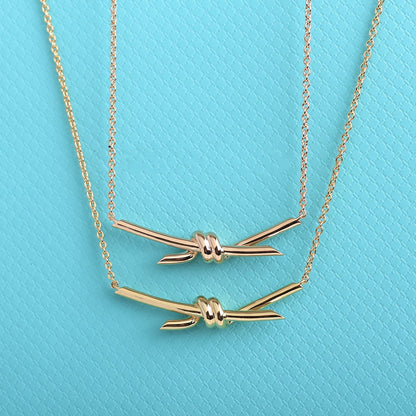 [Lumi Jewelry]KNOT NECKLACE GOLD