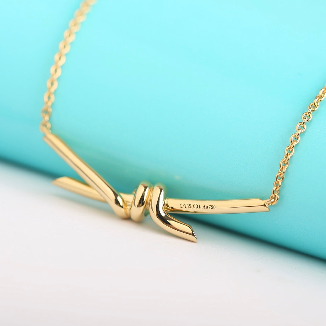[Lumi Jewelry]KNOT NECKLACE GOLD