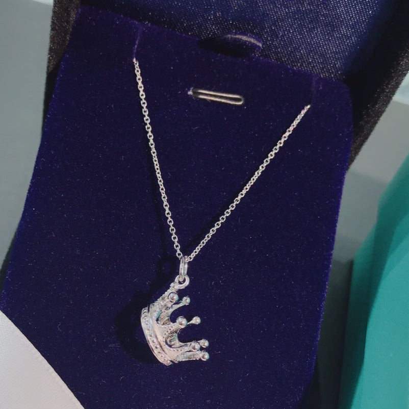 [Lumi Jewelry]CROWN PEDANT NECKLACE