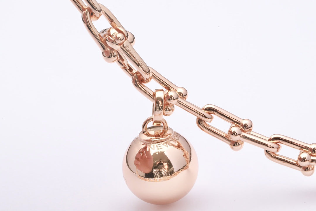 [Lumi Jewelry]HARDWEAR WRAP PINK GOLD BRACELET