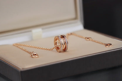 [Lumi Jewels]ZERO 1 PINK GOLD NECKLACE