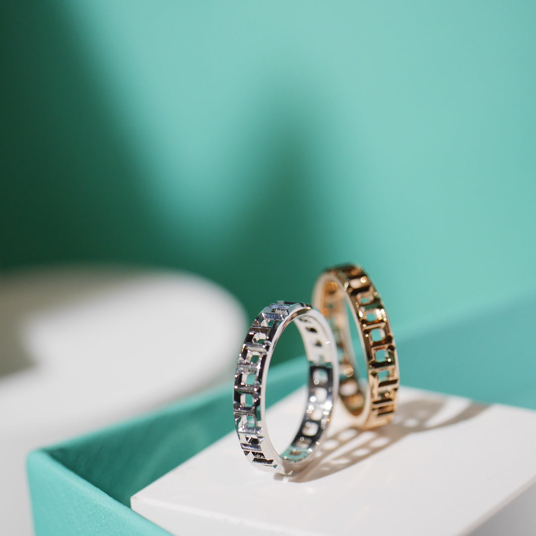 [Lumi Jewelry]T TRUE 3.5MM PINK GOLD RING